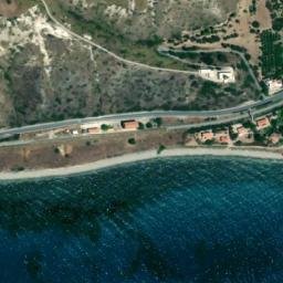 Satellite imagery of Capo Spartivento, IT