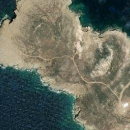 Satellite imagery of Cape Nikolo, GR