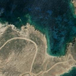 Satellite imagery of Cape Nikolo, GR