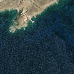 Satellite imagery of Cape Nikolo, GR
