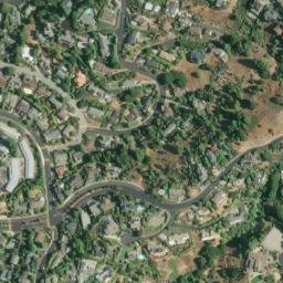 Satellite imagery of Tiburon Peninsula, US