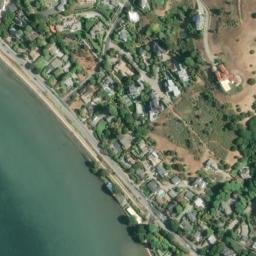 Satellite imagery of Tiburon Peninsula, US