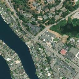 Satellite imagery of Corinthian Island, US