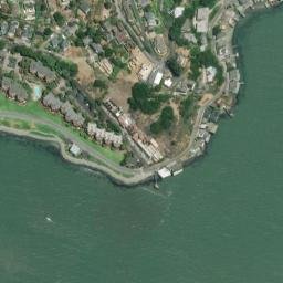 Satellite imagery of Corinthian Island, US