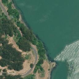 Satellite imagery of Point Cavallo, US
