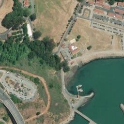 Satellite imagery of Point Cavallo, US
