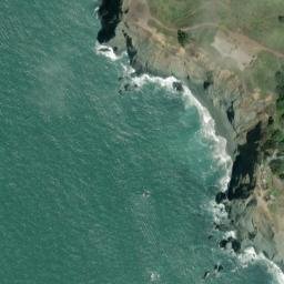 Satellite imagery of Point Bonita, US