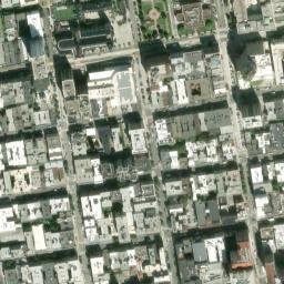 Satellite imagery of The Flood Building, US