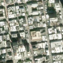 Satellite imagery of The Flood Building, US