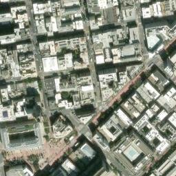 Satellite imagery of The Flood Building, US