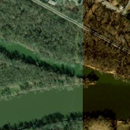 Satellite imagery of Point of Fork, US