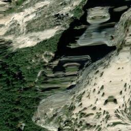 Satellite imagery of El Capitan Moraine, US