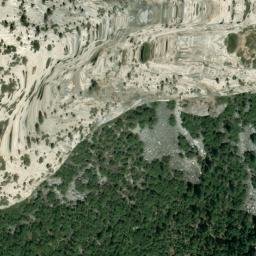 Satellite imagery of El Capitan Moraine, US