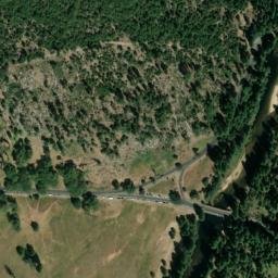 Satellite imagery of El Capitan Moraine, US