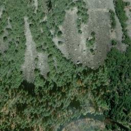 Satellite imagery of Bridalveil Moraine, US