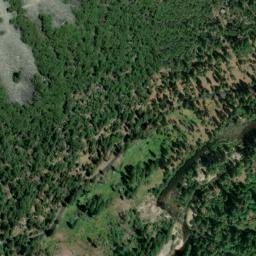 Satellite imagery of Bridalveil Moraine, US