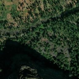 Satellite imagery of Cathedral Rocks, US