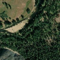 Satellite imagery of Cathedral Rocks, US