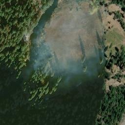 Satellite imagery of Bridalveil Moraine, US