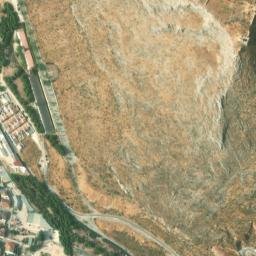 Satellite imagery of The rock of Martos, ES