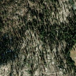 Satellite imagery of Devils Postpile, US