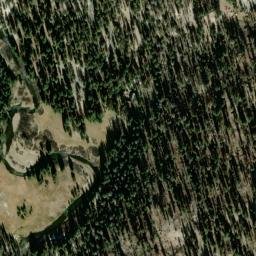 Satellite imagery of Devils Postpile, US