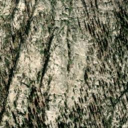 Satellite imagery of Devils Postpile, US