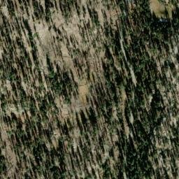 Satellite imagery of Devils Postpile, US