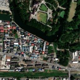 Satellite imagery of Tsuruga Castle, JP