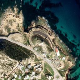 Satellite imagery of Cap Bizerte, TN