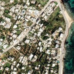 Satellite imagery of Cap Bizerte, TN