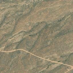 Satellite imagery of Bishop Mine, US