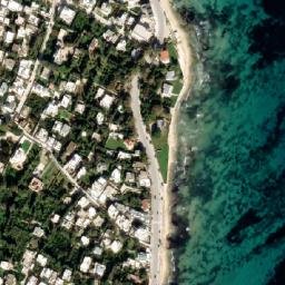 Satellite imagery of Pointe du Douali, TN