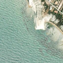 Satellite imagery of Scala dei Turchi, IT