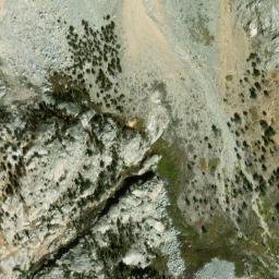 Satellite imagery of Piute Crags, US