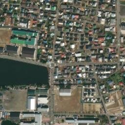 Satellite imagery of Takada castle, JP