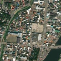 Satellite imagery of Takada castle, JP