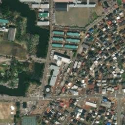 Satellite imagery of Takada castle, JP