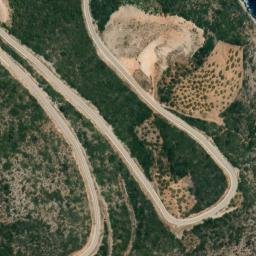 Satellite imagery of cairn, GR
