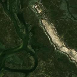 Satellite imagery of Praia de Faro, DZ