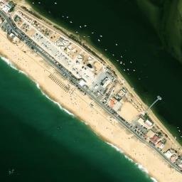 Satellite imagery of Praia de Faro, DZ