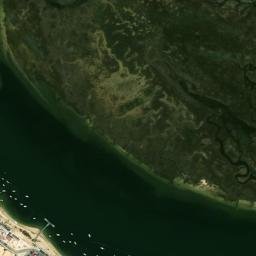 Satellite imagery of Praia de Faro, DZ