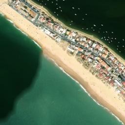 Satellite imagery of Praia de Faro, DZ