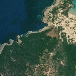 Satellite imagery of Ákra Palaión Avarínon, GR