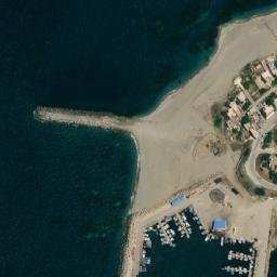 Satellite imagery of Cap Djinet, DZ