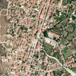 Satellite imagery of Methoni castle, GR