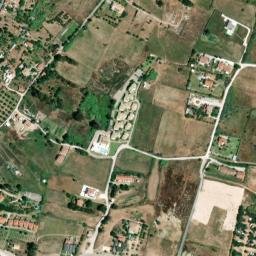Satellite imagery of Methoni castle, GR