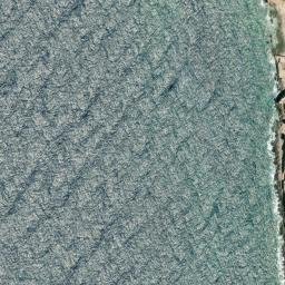 Satellite imagery of Methoni castle, GR