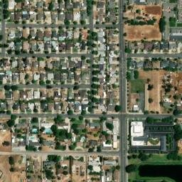 4421 N Chestnut Ave Fresno CA Satellite Map