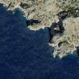Satellite imagery of Cape Kapnia, TR